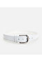 Men's Leather White Belt - 2