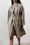 Linen Belt Long Tunic Khaki - 5
