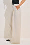 Linen Blended Pleated Pants Natural - 5