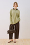 Gabardine Barrel Pants Brown - 2