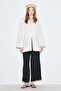 Muslin Wide Sleeve Kimono Beige - 5