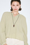 Textured Collar Buttoned Blouse Green - 4