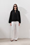 Linen Tie-Dye Bluse Black - 3