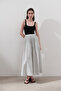 Patterned Poplin Skirt Ecru - 4