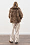 Mara Fur Coat Brown - 4