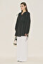 Tunic with Binding Details Black - 4