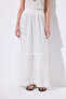 Muslin Fold Wide Skirt Ecru - 5