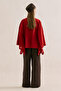 Embroidered Premium Cape Blush Red - 7