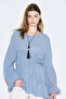 Tie-Dye Textured Tunic Blue - 3