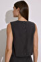 Modal Sleeveless Short Blouse Anthracite - 5