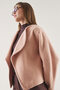 Woolen Short Jacket Salmon - 4