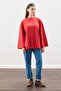 Tshirt with Adjustable Buttons Red