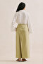 Linen Layered Collar Blouse Ecru - 8