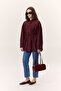 Tunic with Tie Detail Burgundy - 2