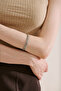 Sami̇ra Matte Coated Bracelet Silver - 2