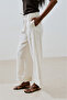 Pants with Chain Ties Stone - 5