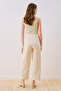 Gabardine Barrel Pants Ecru - 7