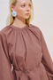 Balon Kol Belted Tunic Gülkurusu - 3