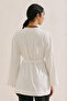 Embroidered Wide Sleeve Blouse Ecru - 7