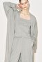 Easy Comfortable Long Kimono Grey Melange - 3