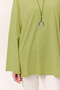 Wide Sleeves Oversize Tshirt Olive Green - 3