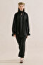 Gi̇peli̇ Linen Balloon Sleeve Blush Black