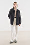 Jacket with Cuff Details Black