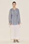 Tunic with Binding Details Blue
