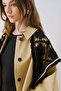 Lace Striped Shawl Black - 3