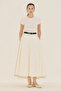 Kup Detailled Flared Skirt Vanilla - 3