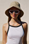 Bucket Lace-Up Hat Camel - 5