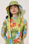 Patterned Surf Swimsuit Gardenia - 7
