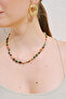 Nora Natural Stone Necklace Colorful - 3