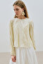 Linen Crush Effected Bluz Yellow - 5