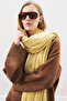 Cashmere Textured Shawl Yellow - 3