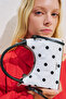 Camila Mini Bow Tote Bag with Polka Dots - 2