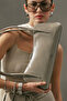 Kera Baguette Bag Gray