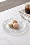 Aurora Flame Transparent Glass Cake Plate 20.5 cm - 3