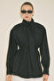 Tie-Neck Blush Black - 3