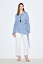 Tie-Dye Textured Tunic Blue - 2