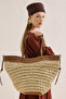 Tessa Handbag with Wicked Leather Handle Beige