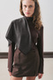 Patterned Medium Size Satin Scarf Fria - 2