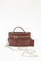 Mita Mini Zipper Bag Brown - 5