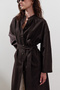 Linen Belt Long Tunic Bitter Brown - 4