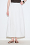 Pilified Wide Skirt Ecru - 5