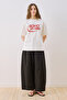 Printed Short Sleeve Tshirt Ecru - 2