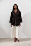 Linen Cruvaze Closure Kimono Aci Brown - 2