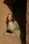 Linen Pleated Kimono Jacket Stone