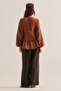 Jakarli Muslin Double-Breasted Blouse Tiles - 8