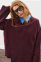 Chunky Oversized Sweater Burgundy - 3